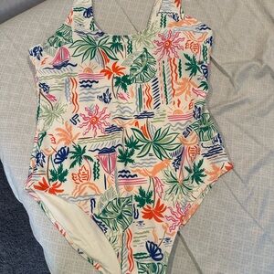 Tropical Print Women’s Swimwear